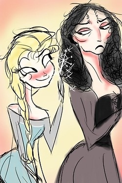  Elsa and Mother Gothel
