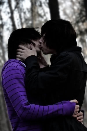 Emo boys kissing :p <3 ;D