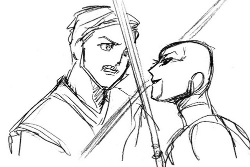  Fight Asajj and Obi-wan