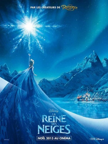  アナと雪の女王 French Poster