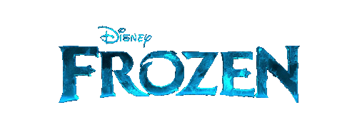 Frozen transparent logo