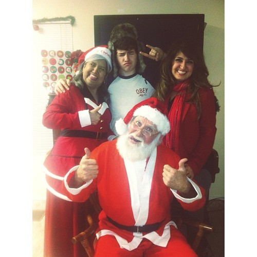  Jc, Momma Caylen, Gramma Caylen, & Gpa Caylen Christmas 2012