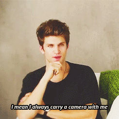  Keegan Allen being the most adorable and awkward human being
