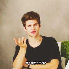  Keegan Allen being the most adorable and awkward human being