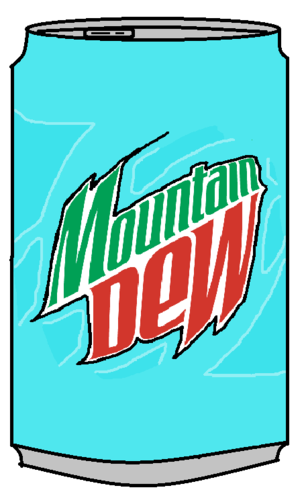  Mountain Dew Baja Blast Can
