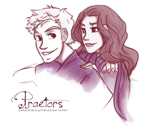  Praetors of Camp Jupiter: Reyna and Jason