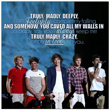  Truly, madly, deeply