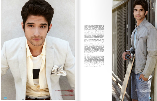 Tyler Posey scans in Bello Mag
