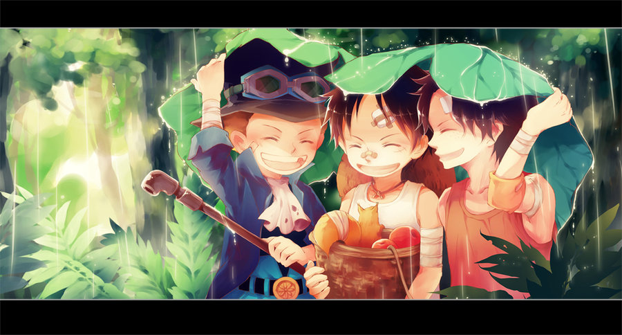One Piece Luffy Ace And Sabo Wallpaper