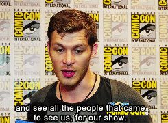  "Klaus has got his own show, what does that feel like?"