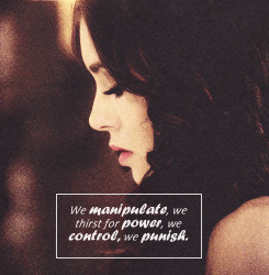 “We manipulate, we thirst for power, we control, we punish..