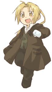  18 an old Edward Elric busy going to his job!