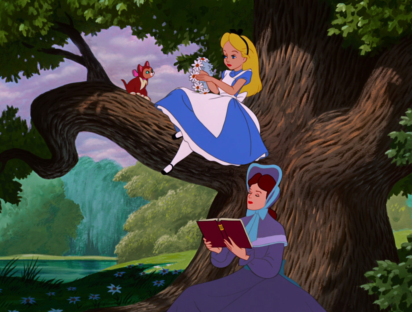 Beginning Scene of Alice in Wonderland