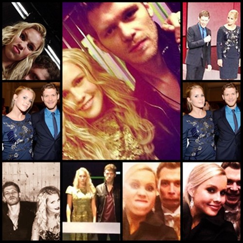  Claire Holt and Joseph مورگن