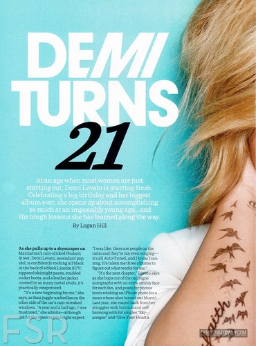  Demi - Magazine Scans 2013 - 'Cosmopolitan' August 2013