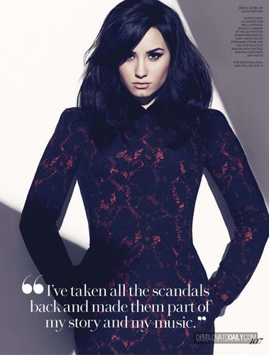  Demi - Magazine Scans 2013 - 'Fashion' August 2013
