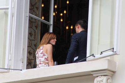  Emma Watson With Derek Blasberg, Staying In Vienna For The Wedding Of Her Austrian Stylist Caroline