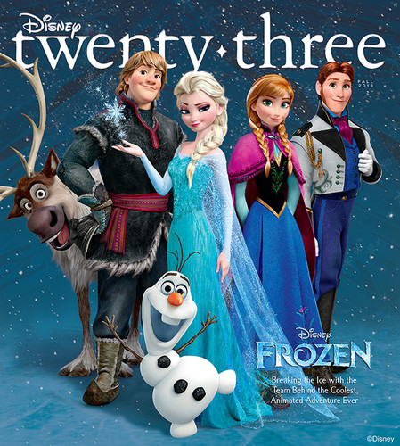  फ्रोज़न - डिज़्नी Twenty Three Magazine Fall 2013
