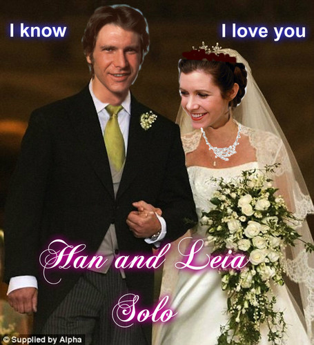 Han and Leia's Wedding Portrait