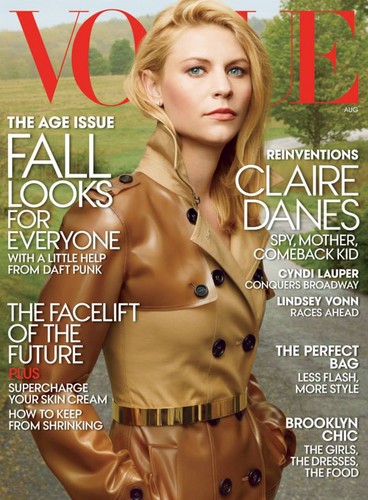  Homeland: Claire Danes and Damian Lewis Vogue Cover (August 2013)