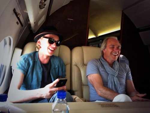 Kevin Zegers, Jamie Campbell Bower and Harald Zwart - Twitpic