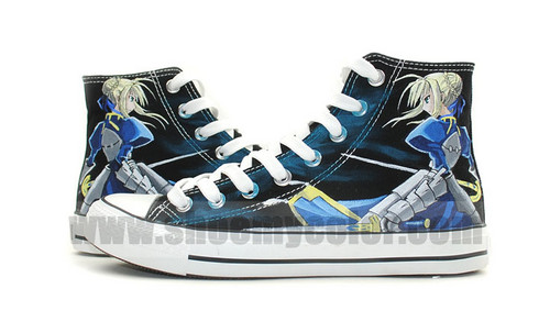  Saber Fatestay Night hand painted sneaker