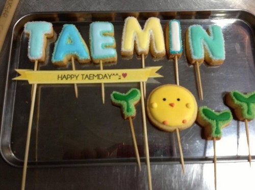 Taemin Happy Birthday Pics by fans 