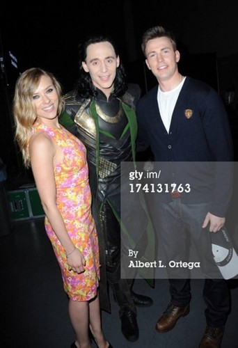  Tom, Chris and Scarlett
