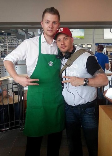  Tom at a Czech Starbucks last week