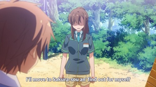  YAY! She's moving to Sakurasou!