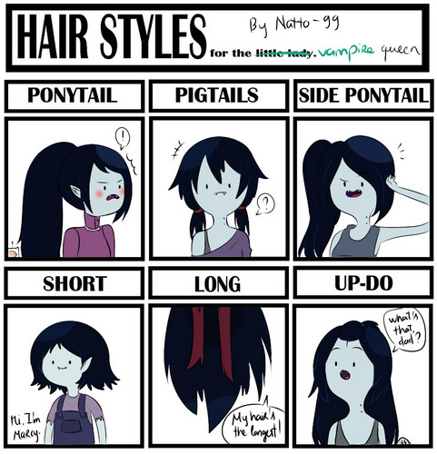  hair style_marceline the vampire クイーン