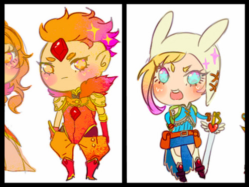  warrior flame prince and fionna