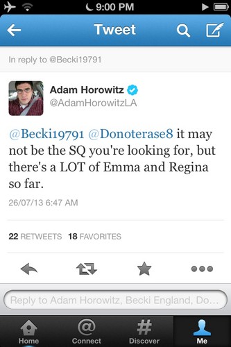  Adam Says There's Already ALOT Of Emma/Regina Interaction In S3!