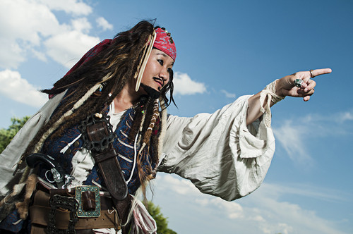  Captain Jack Sparrow Cosplay سے طرف کی SparrowStyle