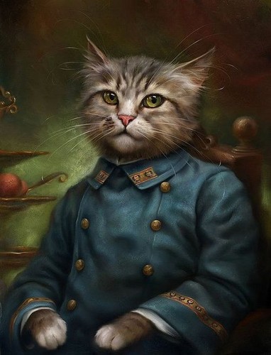  gatos as Classical Paintings