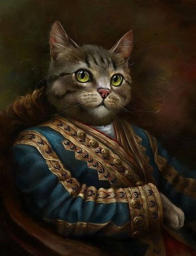  Katzen as Classical Paintings