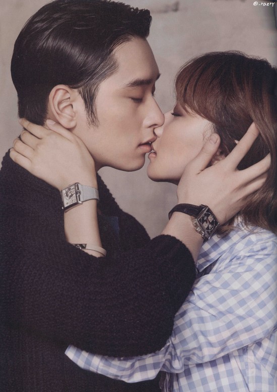 Chansung with 9 different women for 'L'Officiel Hommes'