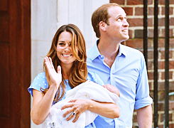  Duke and Duchess of Cambridge and their baby. <3