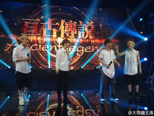  EXO Recording for China Cinta Big konsert
