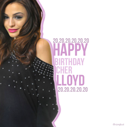 Happy birthday Cher Lloyd