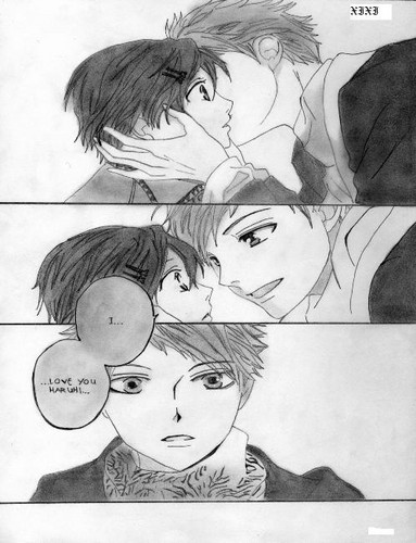 Hikaru confesses his love to Haruhi