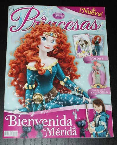  Merida in Spanish disney Princess magazine