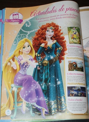  Merida in Spanish 迪士尼 Princess magazine