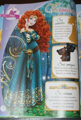  Merida in Spanish 디즈니 Princess magazine