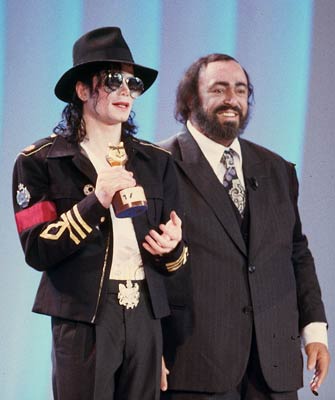  Michael And Luciano Pavarotti