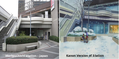  Real Place & Kanon anime art