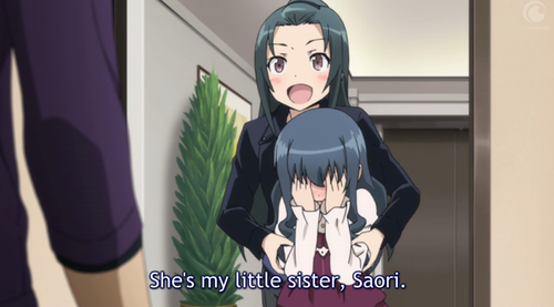  Saori seems shy