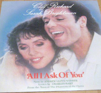 Sarah Brightman & Cliff Richard All I Ask Of You LP Cover