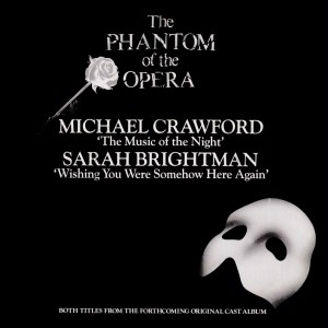  The موسیقی of the Night Michael Crawford, Sarah Brightman Wishing آپ Were Somehow Here Again LP