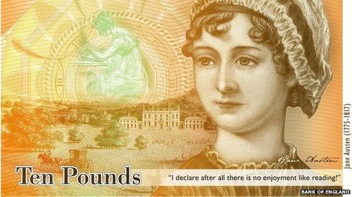  UK New £10 Note (Face of Jane Austen)